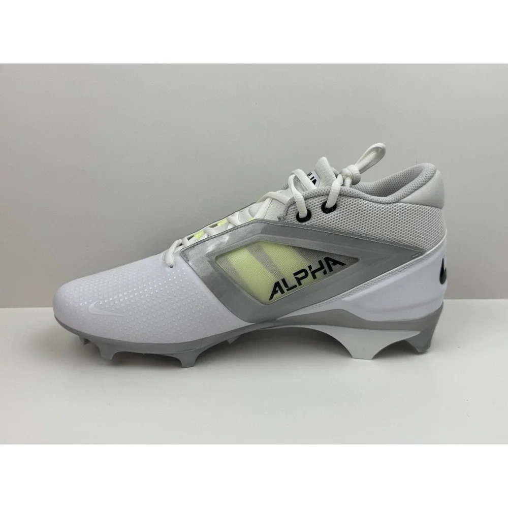 Nike Alpha Menace 4 Pro Men's 12.5 Football Cleats White/Photon‎ Dust FD7037-100